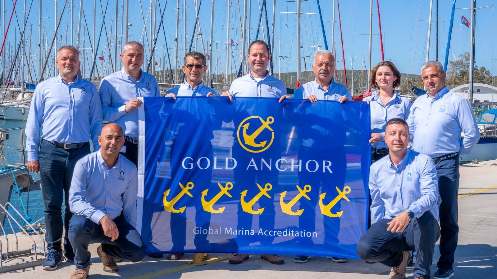 TYHA’dan Teos Marina’ya 5 Altın Çıpa Ödülü
