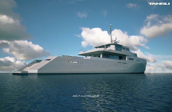 Tansu Yachts 43,7 metrelik Cyclone Monako’da sergiledi