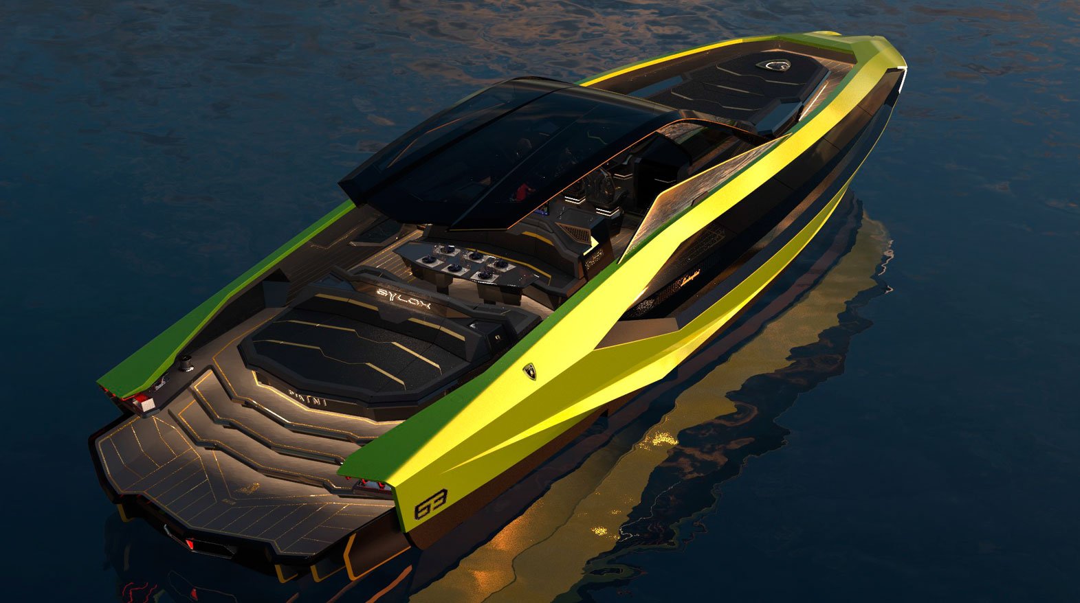 Lamborghini Denizlerde de Nefes Kesecek